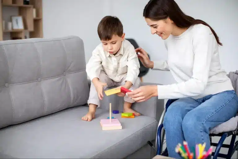 play therapy with a kid